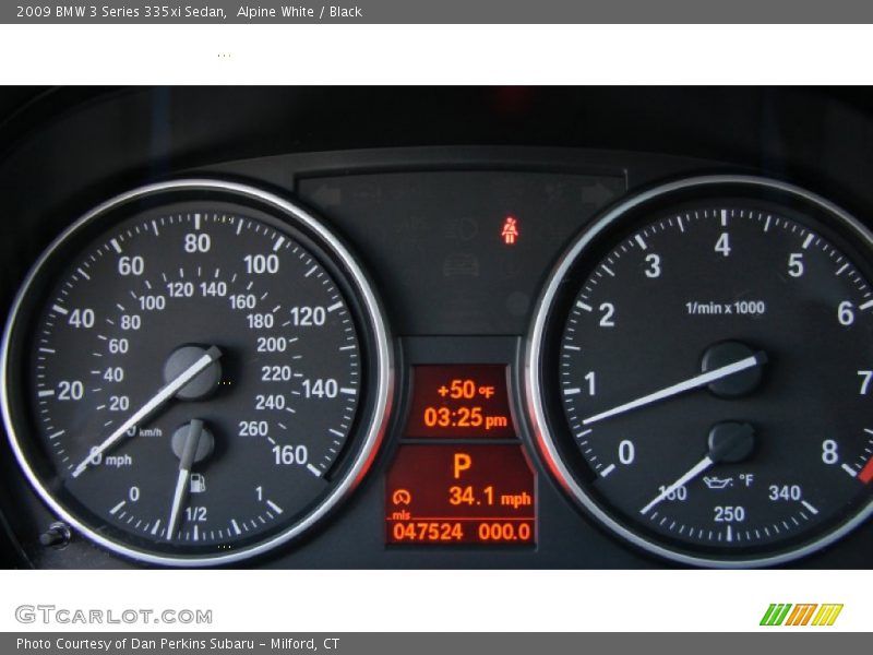 Alpine White / Black 2009 BMW 3 Series 335xi Sedan
