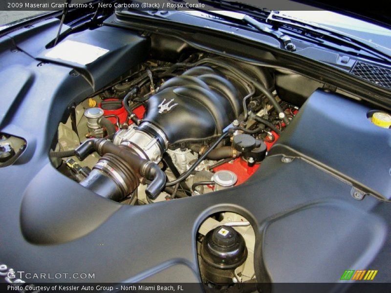 Nero Carbonio (Black) / Rosso Corallo 2009 Maserati GranTurismo S