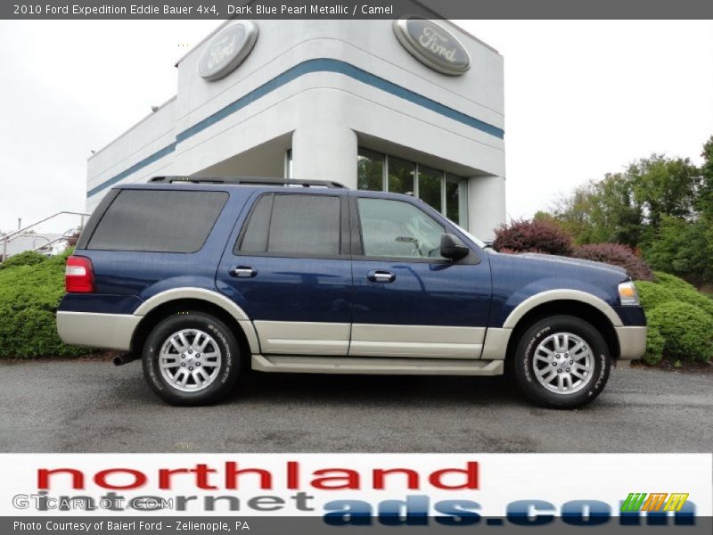 Dark Blue Pearl Metallic / Camel 2010 Ford Expedition Eddie Bauer 4x4