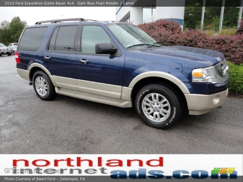 Dark Blue Pearl Metallic / Camel 2010 Ford Expedition Eddie Bauer 4x4