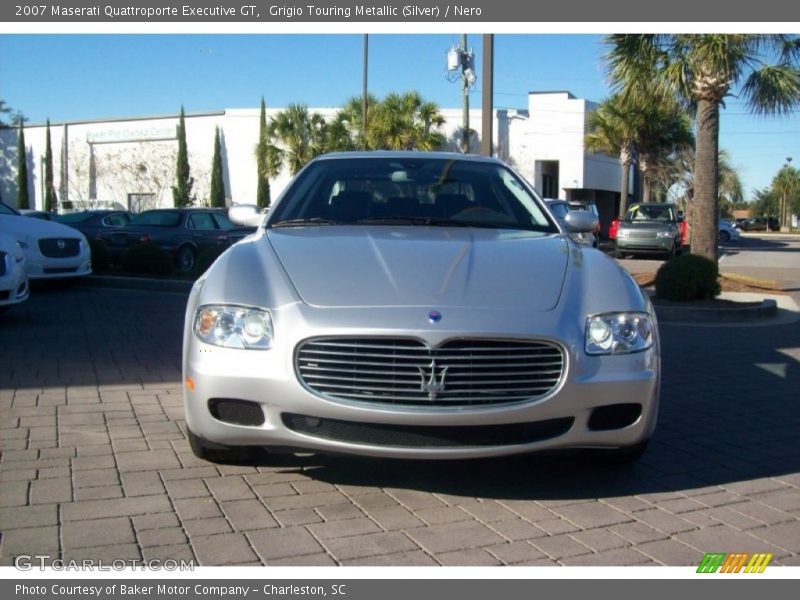 Grigio Touring Metallic (Silver) / Nero 2007 Maserati Quattroporte Executive GT