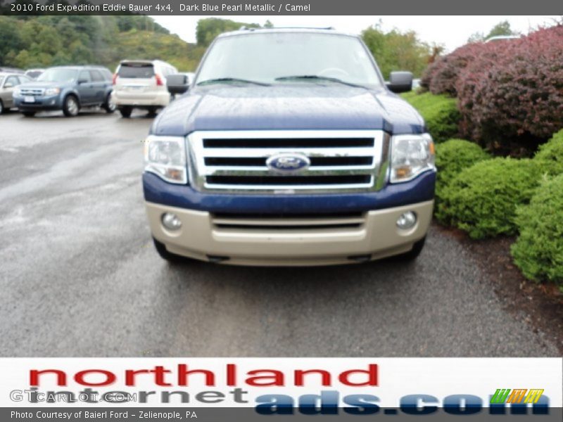 Dark Blue Pearl Metallic / Camel 2010 Ford Expedition Eddie Bauer 4x4