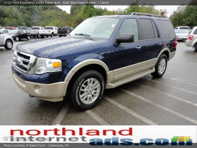 Dark Blue Pearl Metallic / Camel 2010 Ford Expedition Eddie Bauer 4x4