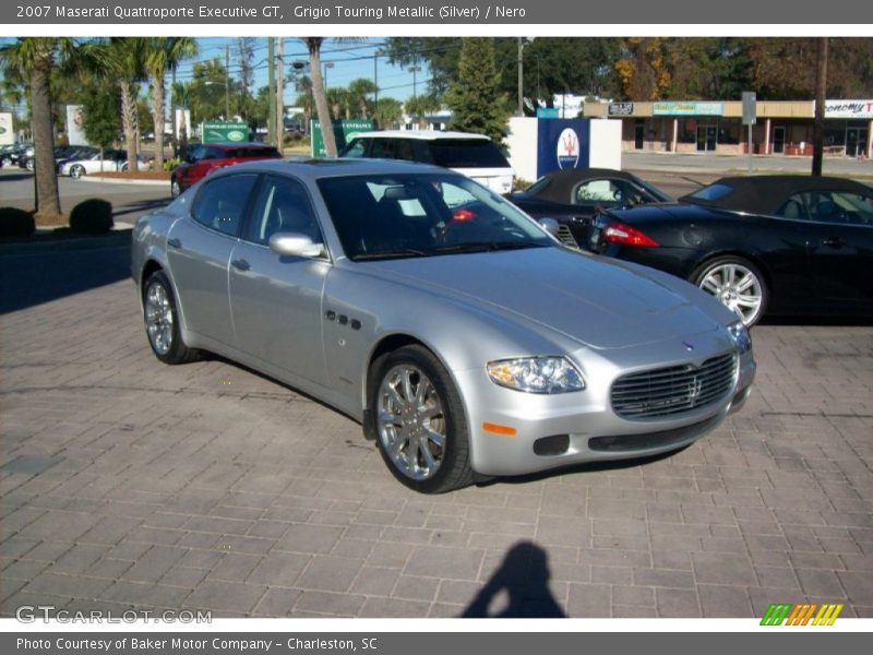 Grigio Touring Metallic (Silver) / Nero 2007 Maserati Quattroporte Executive GT