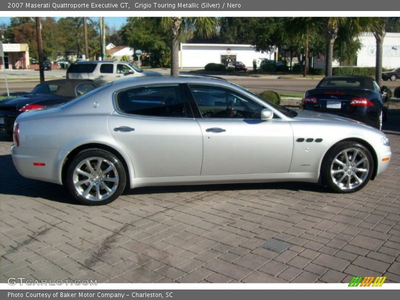 Grigio Touring Metallic (Silver) / Nero 2007 Maserati Quattroporte Executive GT