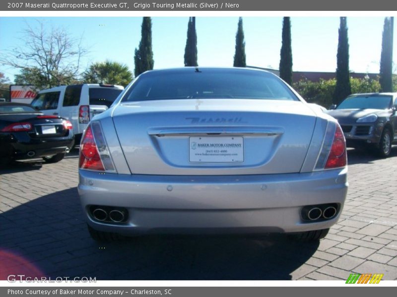 Grigio Touring Metallic (Silver) / Nero 2007 Maserati Quattroporte Executive GT