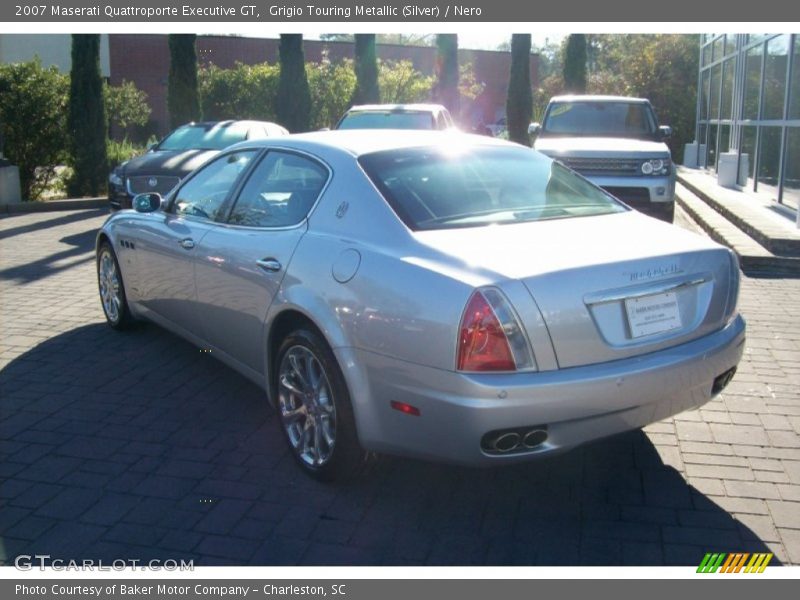 Grigio Touring Metallic (Silver) / Nero 2007 Maserati Quattroporte Executive GT