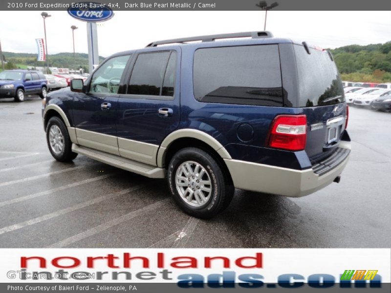 Dark Blue Pearl Metallic / Camel 2010 Ford Expedition Eddie Bauer 4x4