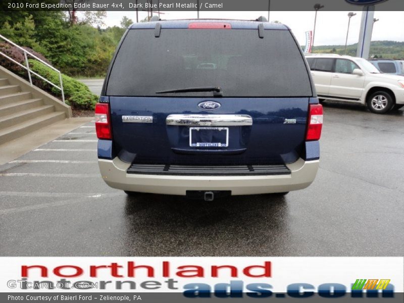 Dark Blue Pearl Metallic / Camel 2010 Ford Expedition Eddie Bauer 4x4