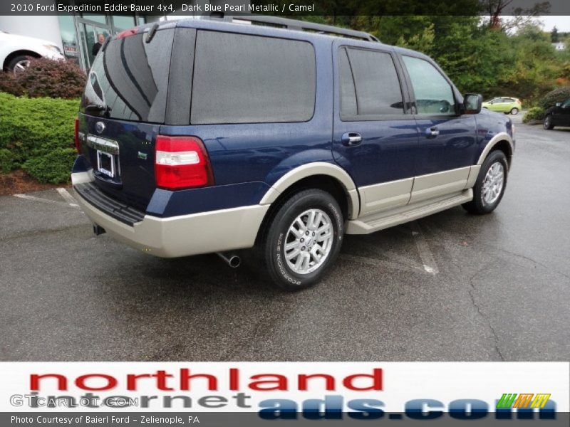 Dark Blue Pearl Metallic / Camel 2010 Ford Expedition Eddie Bauer 4x4