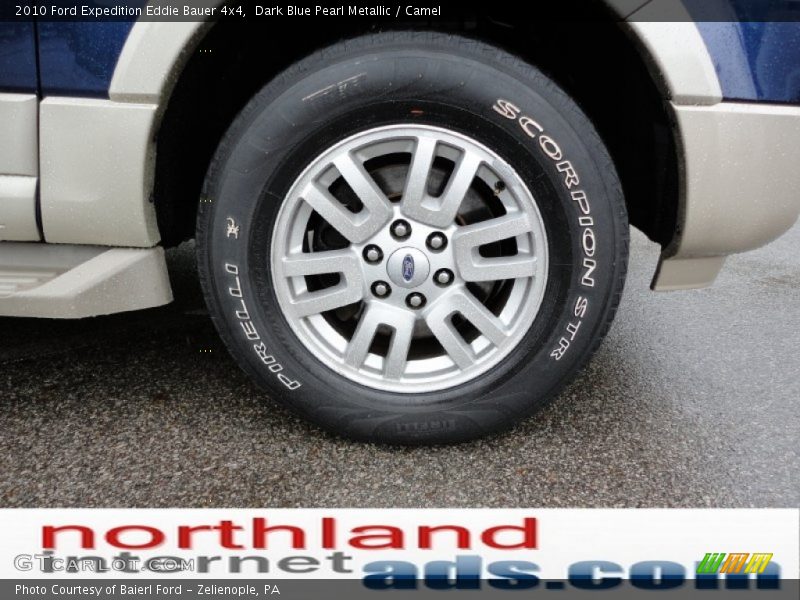 Dark Blue Pearl Metallic / Camel 2010 Ford Expedition Eddie Bauer 4x4