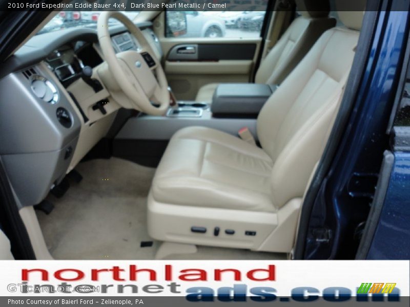Dark Blue Pearl Metallic / Camel 2010 Ford Expedition Eddie Bauer 4x4