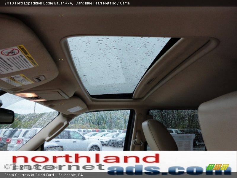 Dark Blue Pearl Metallic / Camel 2010 Ford Expedition Eddie Bauer 4x4