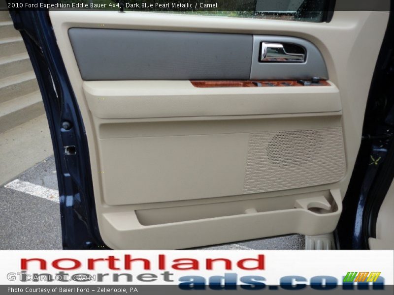 Dark Blue Pearl Metallic / Camel 2010 Ford Expedition Eddie Bauer 4x4