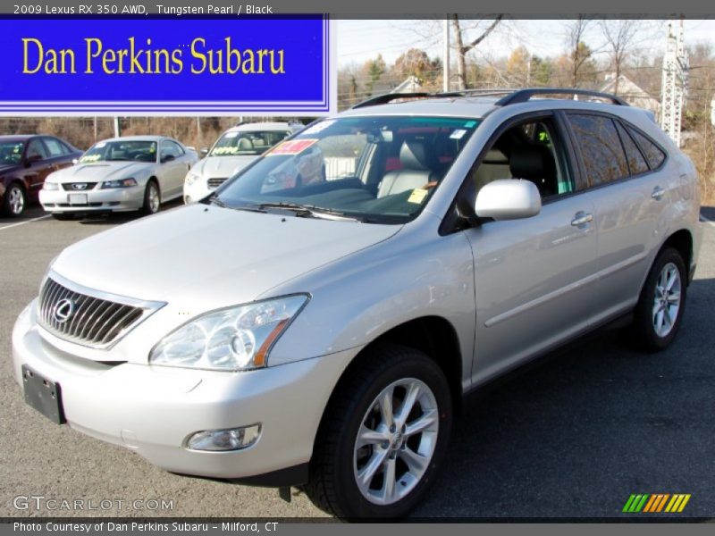 Tungsten Pearl / Black 2009 Lexus RX 350 AWD