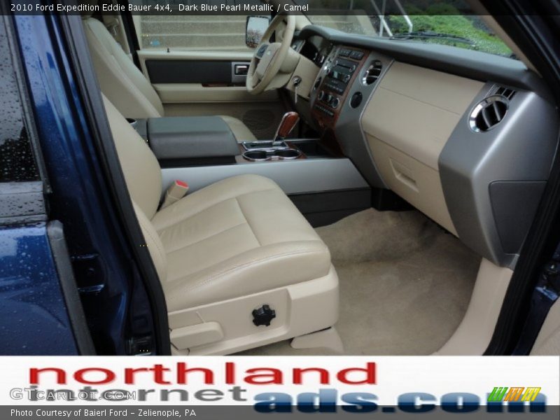 Dark Blue Pearl Metallic / Camel 2010 Ford Expedition Eddie Bauer 4x4