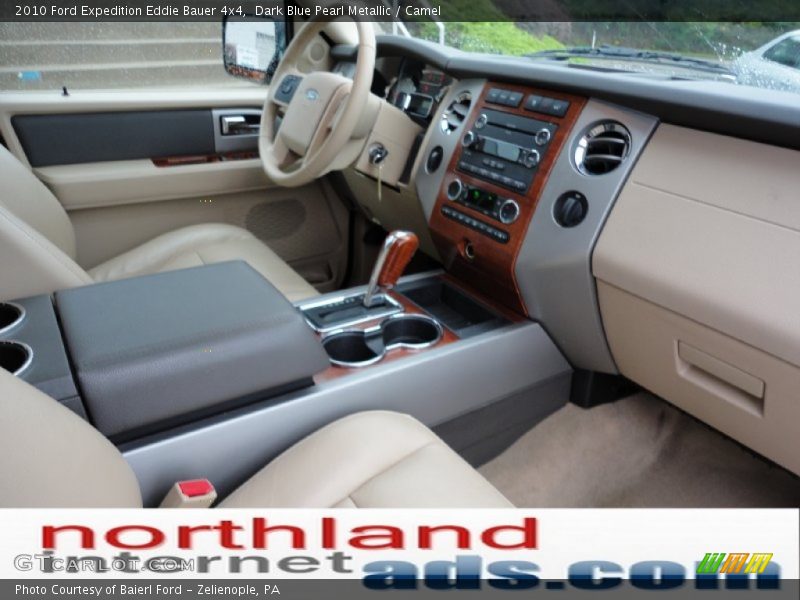Dark Blue Pearl Metallic / Camel 2010 Ford Expedition Eddie Bauer 4x4