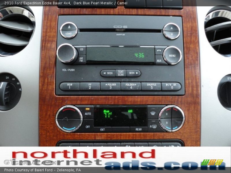 Dark Blue Pearl Metallic / Camel 2010 Ford Expedition Eddie Bauer 4x4