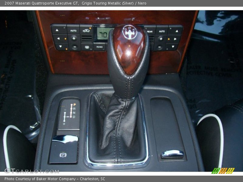 Grigio Touring Metallic (Silver) / Nero 2007 Maserati Quattroporte Executive GT