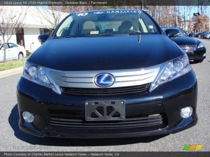 Obsidian Black / Parchment 2010 Lexus HS 250h Hybrid Premium