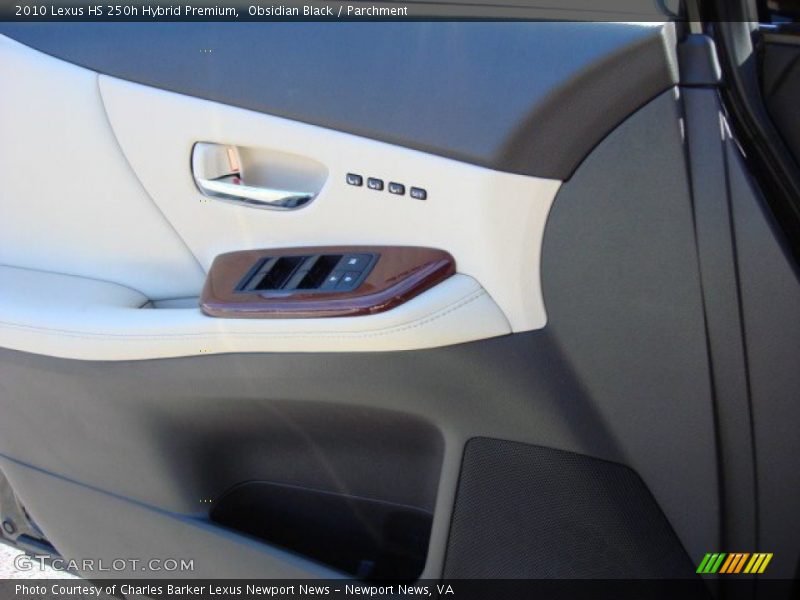 Obsidian Black / Parchment 2010 Lexus HS 250h Hybrid Premium