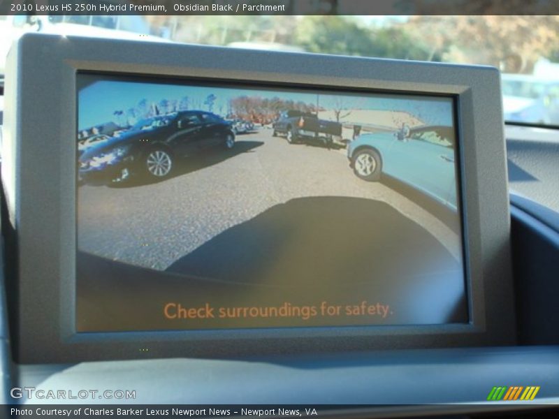 Obsidian Black / Parchment 2010 Lexus HS 250h Hybrid Premium