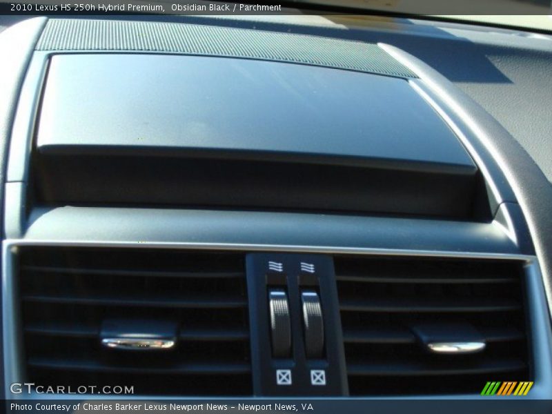Obsidian Black / Parchment 2010 Lexus HS 250h Hybrid Premium
