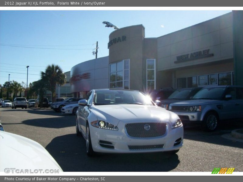Polaris White / Ivory/Oyster 2012 Jaguar XJ XJL Portfolio