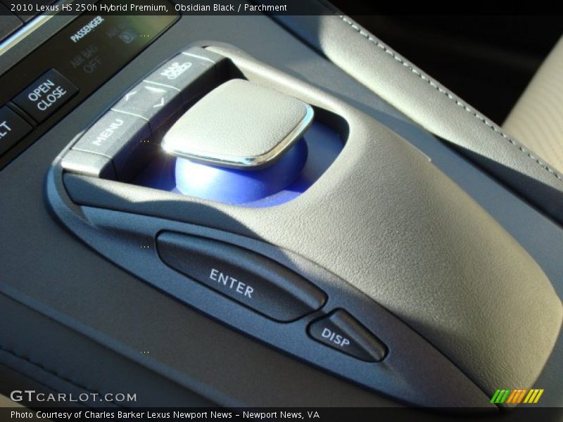 Obsidian Black / Parchment 2010 Lexus HS 250h Hybrid Premium