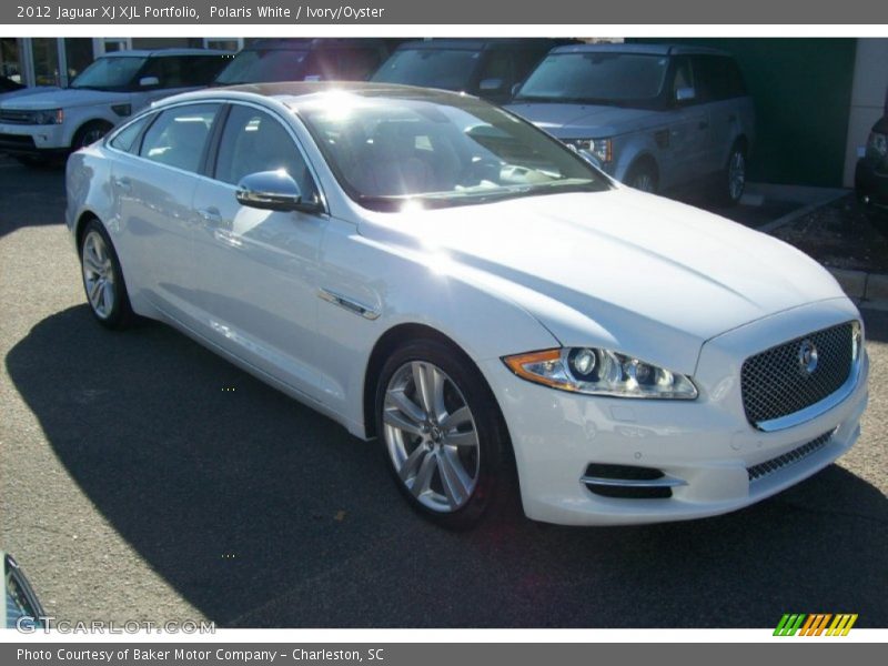 Polaris White / Ivory/Oyster 2012 Jaguar XJ XJL Portfolio