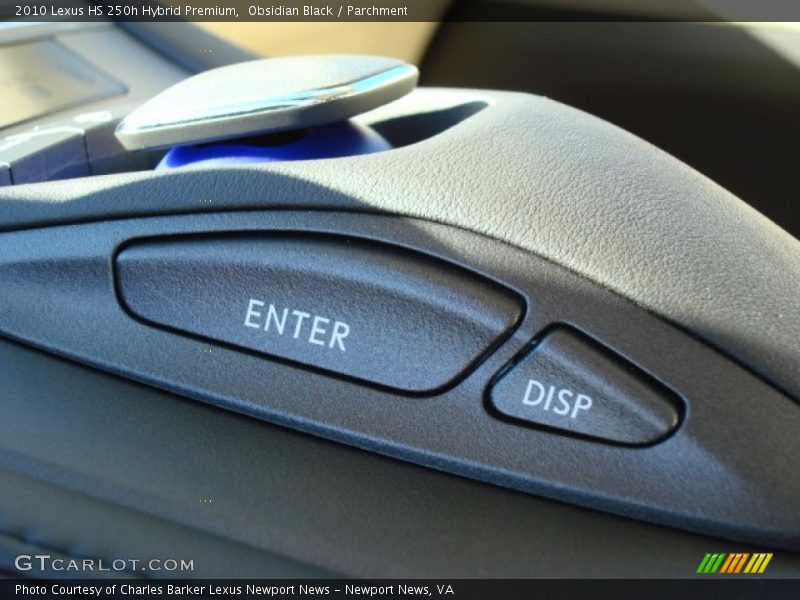 Obsidian Black / Parchment 2010 Lexus HS 250h Hybrid Premium