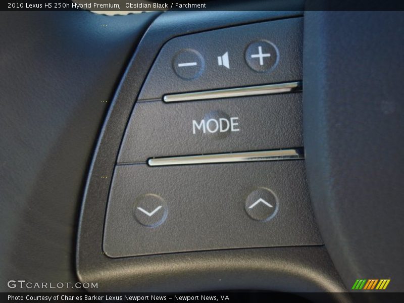 Obsidian Black / Parchment 2010 Lexus HS 250h Hybrid Premium