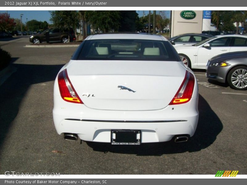 Polaris White / Ivory/Oyster 2012 Jaguar XJ XJL Portfolio