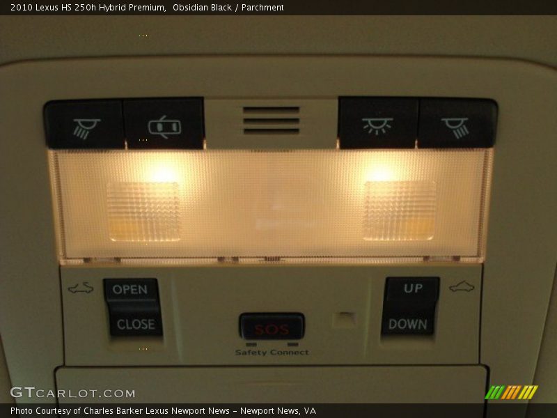 Obsidian Black / Parchment 2010 Lexus HS 250h Hybrid Premium