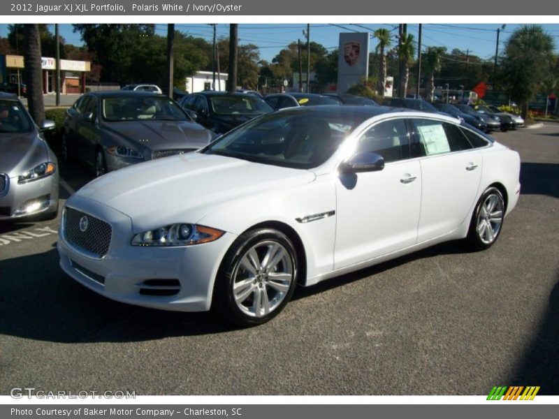 Polaris White / Ivory/Oyster 2012 Jaguar XJ XJL Portfolio