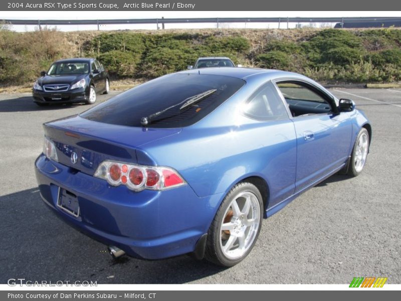 Arctic Blue Pearl / Ebony 2004 Acura RSX Type S Sports Coupe