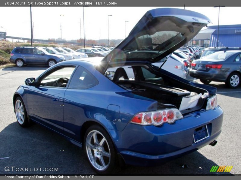 Arctic Blue Pearl / Ebony 2004 Acura RSX Type S Sports Coupe