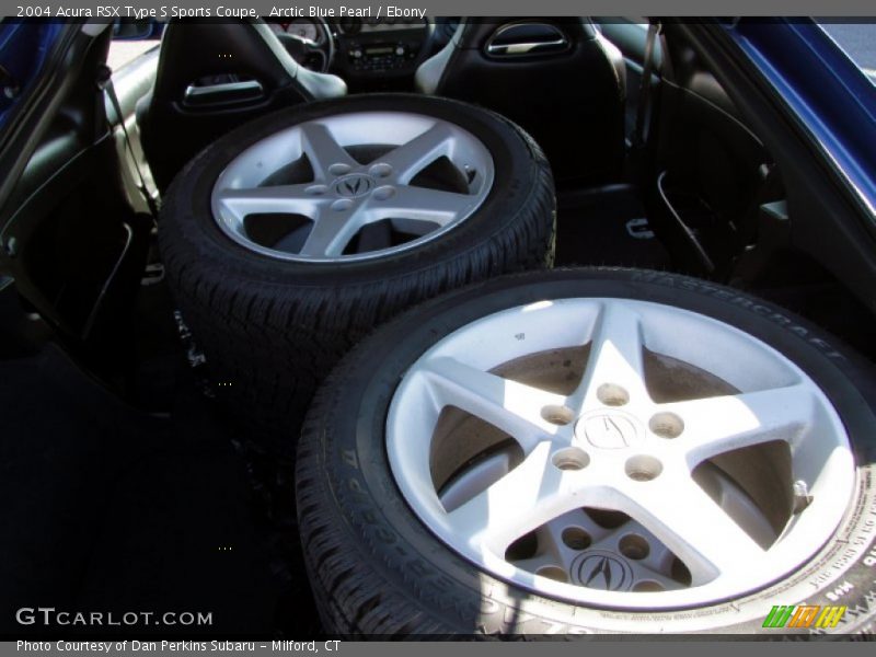 Arctic Blue Pearl / Ebony 2004 Acura RSX Type S Sports Coupe
