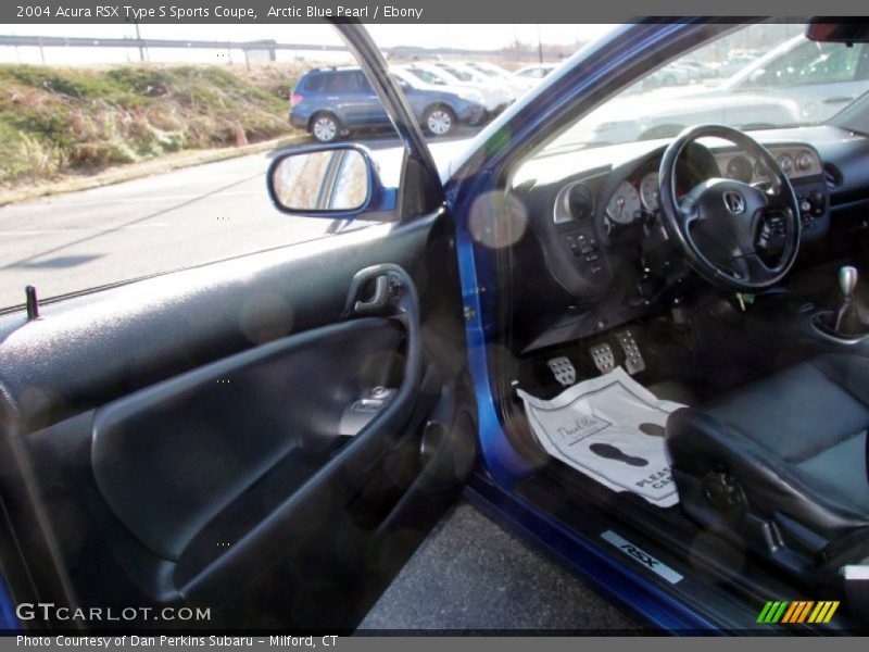 Arctic Blue Pearl / Ebony 2004 Acura RSX Type S Sports Coupe