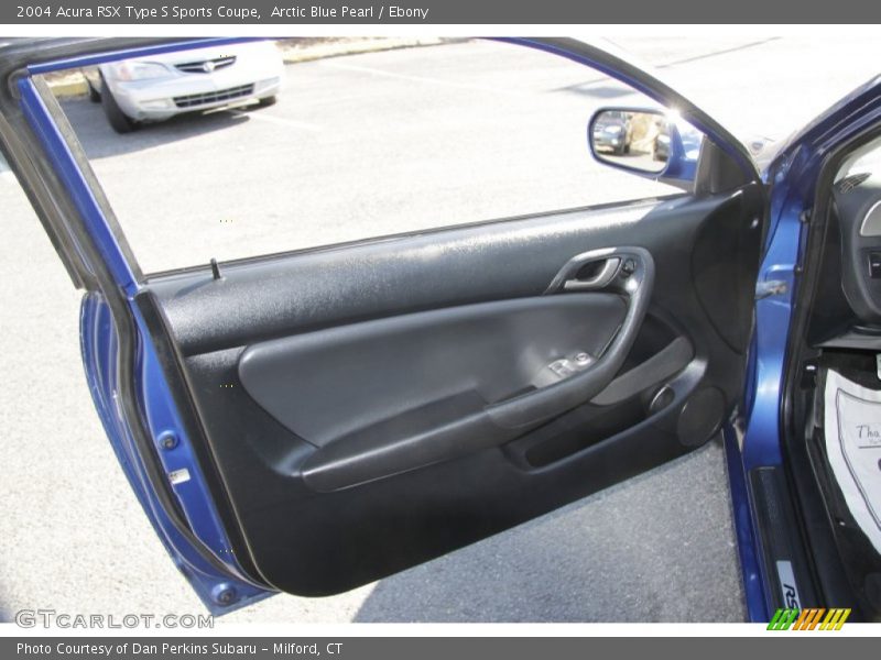 Arctic Blue Pearl / Ebony 2004 Acura RSX Type S Sports Coupe