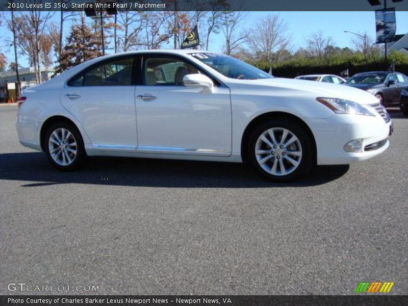 Starfire White Pearl / Parchment 2010 Lexus ES 350
