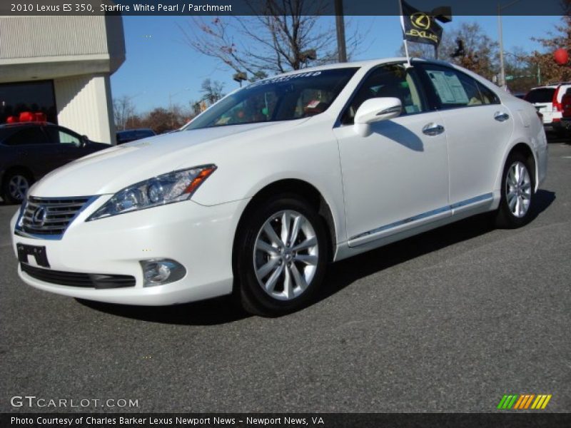 Starfire White Pearl / Parchment 2010 Lexus ES 350