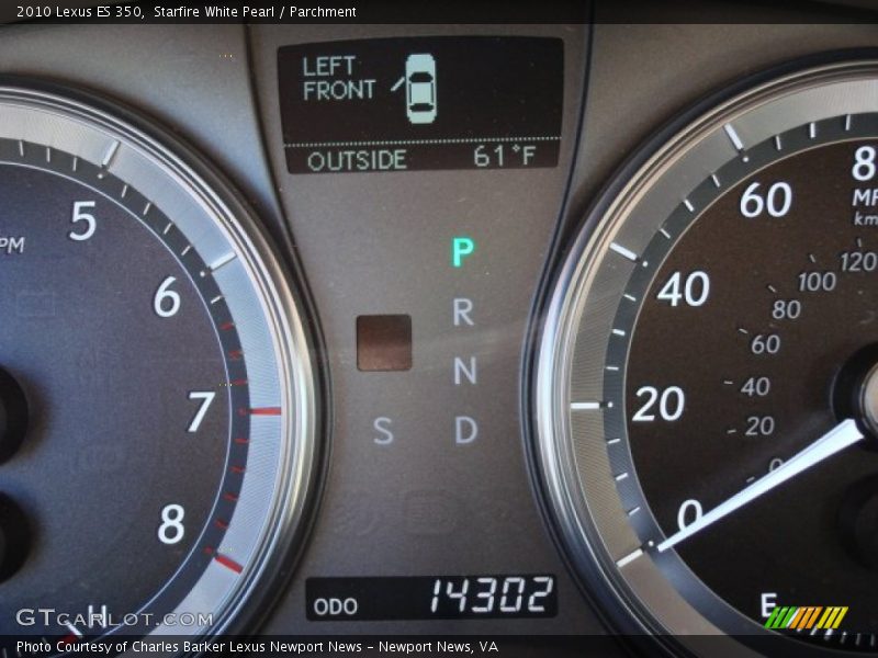 Starfire White Pearl / Parchment 2010 Lexus ES 350