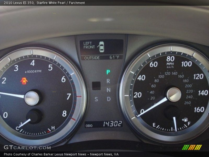 Starfire White Pearl / Parchment 2010 Lexus ES 350