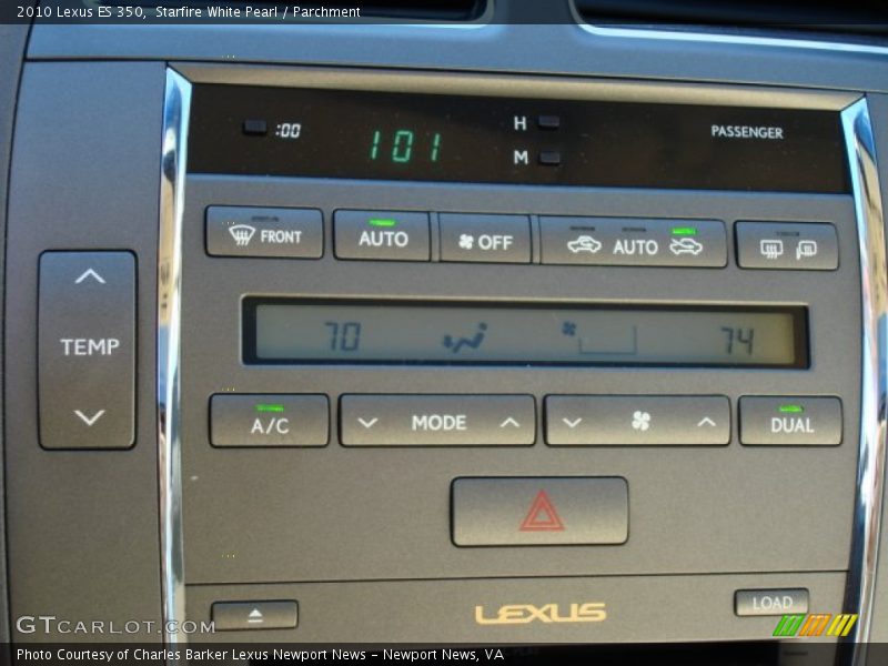 Starfire White Pearl / Parchment 2010 Lexus ES 350