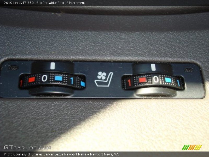 Starfire White Pearl / Parchment 2010 Lexus ES 350