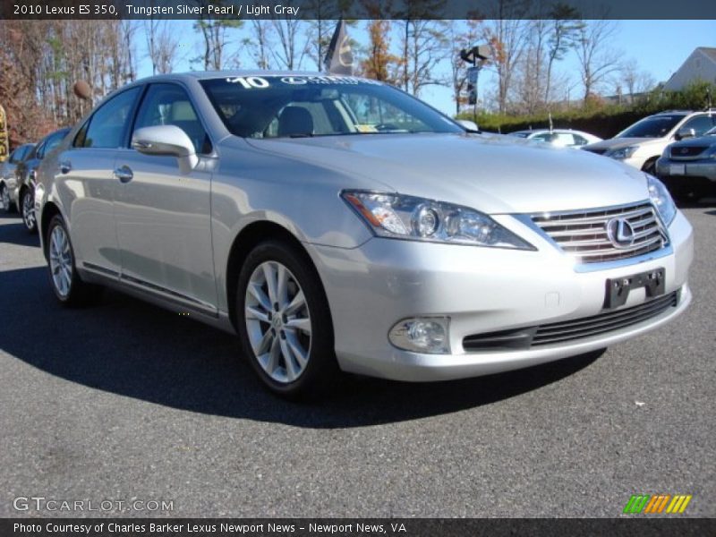 Tungsten Silver Pearl / Light Gray 2010 Lexus ES 350