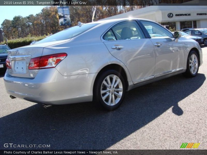 Tungsten Silver Pearl / Light Gray 2010 Lexus ES 350