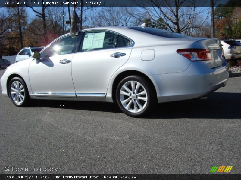 Tungsten Silver Pearl / Light Gray 2010 Lexus ES 350