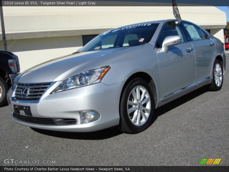 Tungsten Silver Pearl / Light Gray 2010 Lexus ES 350